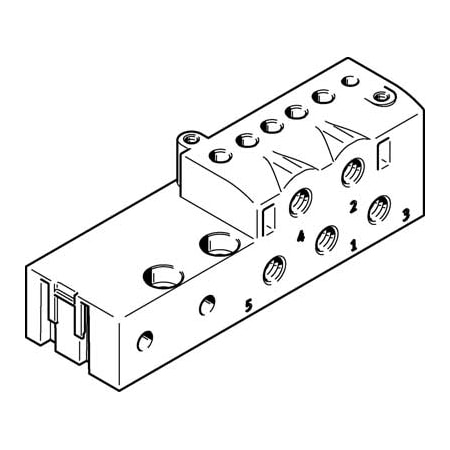 Festo Sub-Base MHA2-AS-5-M5 MHA2-AS-5-M5